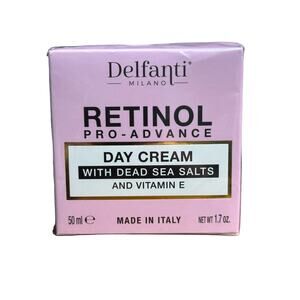 Delfanti Retinol Pro Advance Day Cream W/ Dead Sea Salt - 1.7 oz